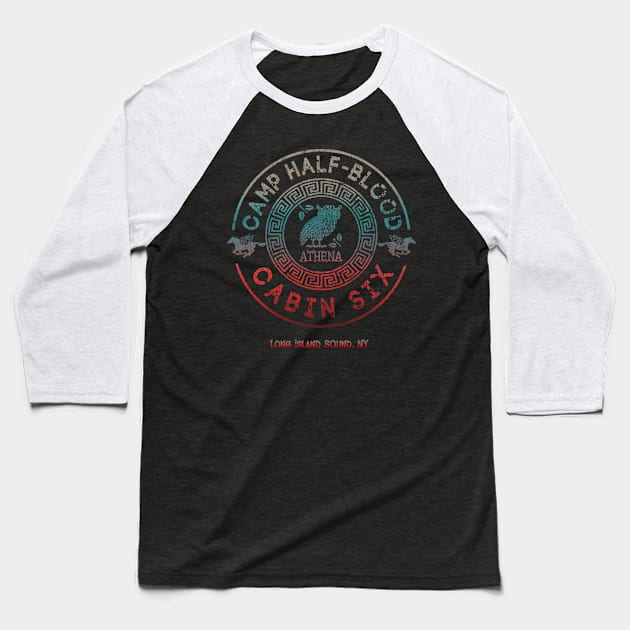 Camp Half Blood Athena Baseball T-Shirt by Cave Clan